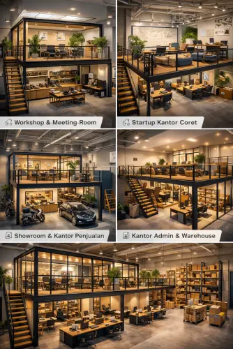 Mezzanine Ruang Kantor di Sukaraja
