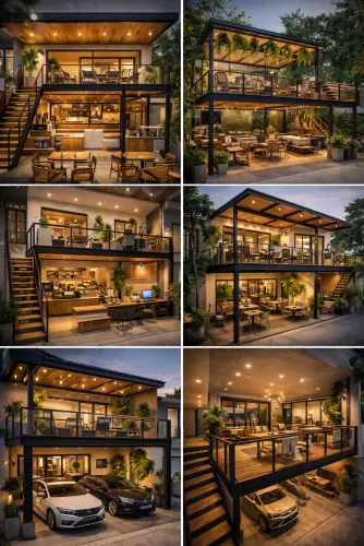 Mezannine Cafe Modern di Sukaraja